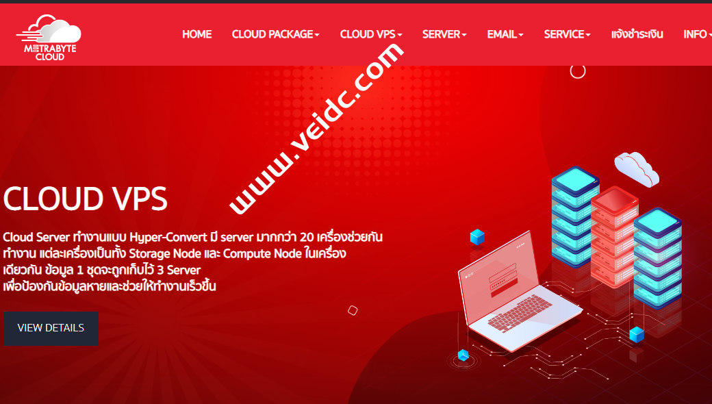 Metrabyte：泰国VPS，外汇VPS，2核2G内存20GB NVMe，不限流量，月付约55元-国外主机测评