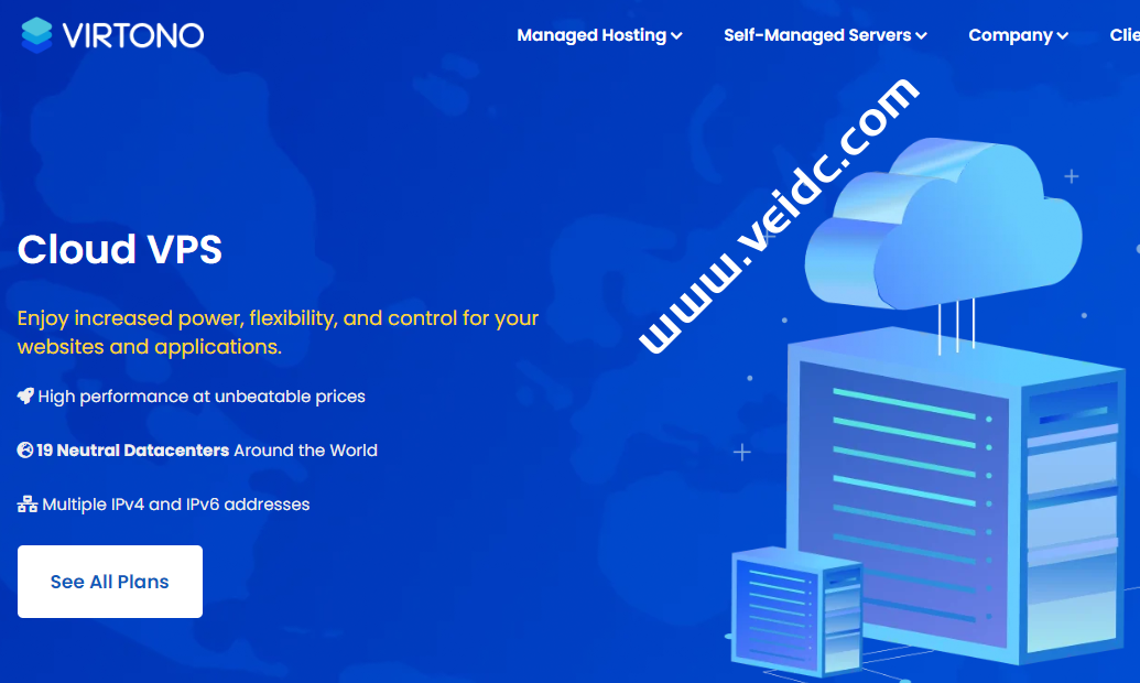 Virtono：意大利米兰机房VPS，1核/512M/15G SSD/1Gbps@/500G，年付$24-国外主机测评