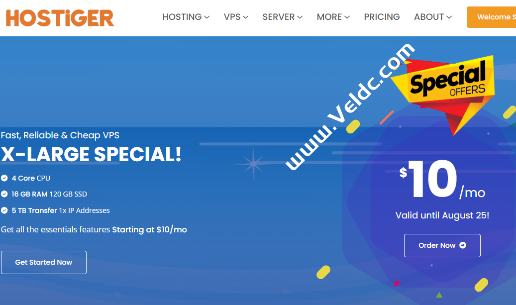 hostiger：特价高配置国外VPS，可选土耳其和美国机房，4核16GB/120GSSD，5TB流量，月付10美元-国外主机测评