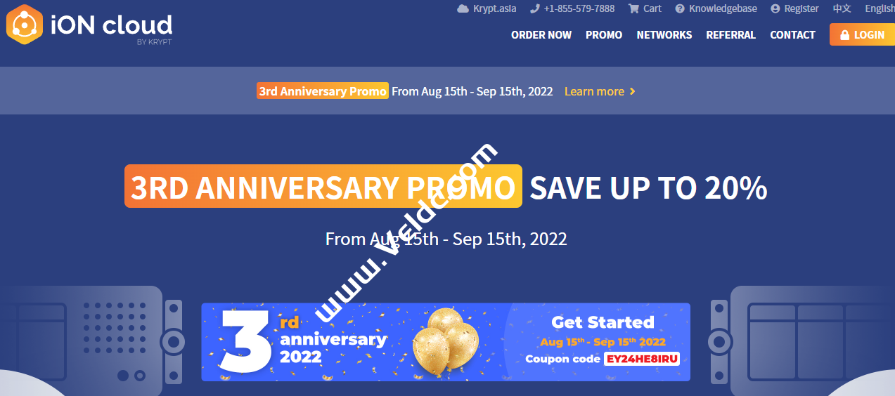 ION Cloud：美国VPS，可选洛杉矶/圣何塞/夏威夷/达拉斯，1核2G内存1Gbps带宽月付8美元起-国外主机测评