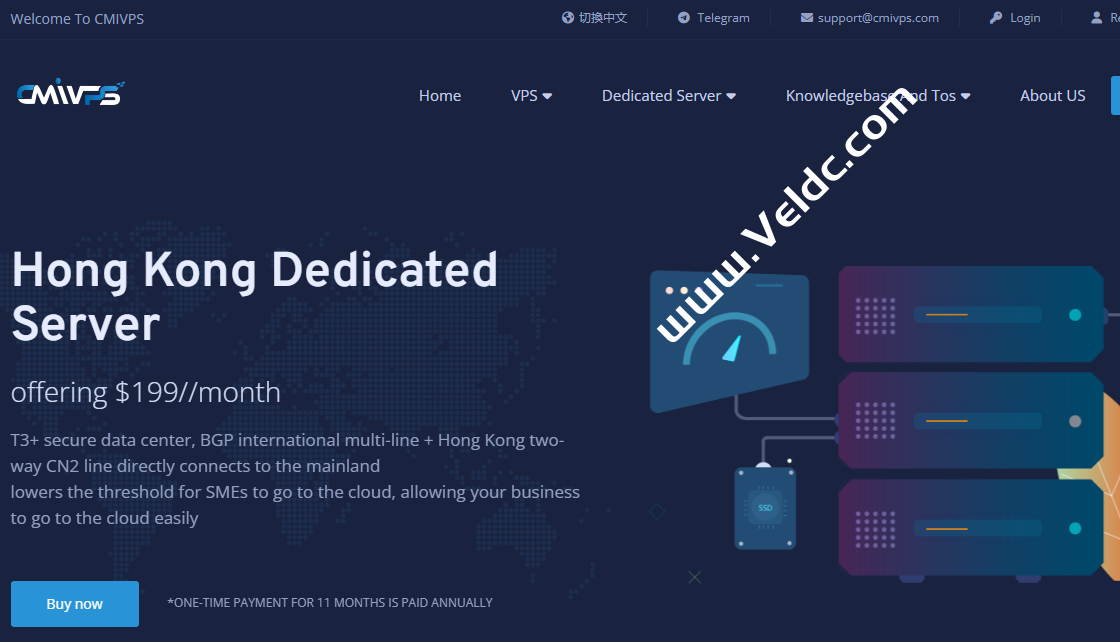 CMIVPS：香港独立服务器5折循环优惠，E5-2620 * 2/32G内存/500G SSD，30Mbps不限流量，折后月付73美元-国外主机测评