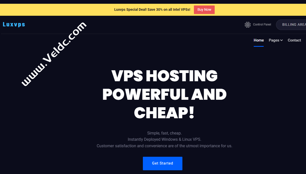 Luxvps：德国VPS，1核4G内存30G存储，1Gbps@1TB，月付3欧元起-国外主机测评