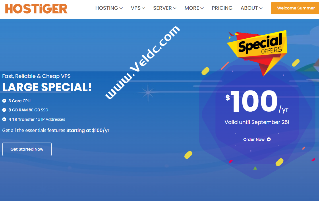 Hostiger：土耳其VPS促销，3核8G内存 80G SSD，300M@4TB流量，年付100美元-国外主机测评