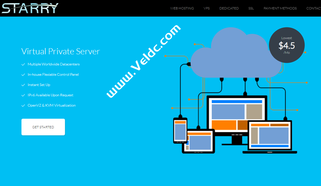 StarryDNS：亚太地区VPS，可选香港、日本、韩国和新加坡，100M大带宽，月付10美元起-国外主机测评