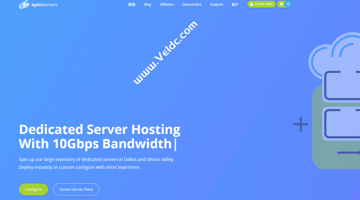 SpinServers：美国服务器促销，可选达拉斯和圣何塞机房，1Gbps-10Gbps不限流量，月付$99-国外主机测评