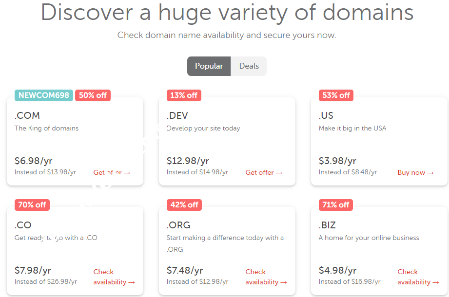 NameCheap：新注册 .COM域名，使用优惠码后首年仅6.98美元-国外主机测评