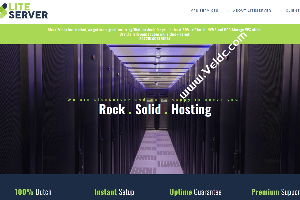 LiteServer：黑色星期五/网络星期一优惠，荷兰VPS、大硬盘存储VPS，高达6折优惠，月付€2.4 起-国外主机测评