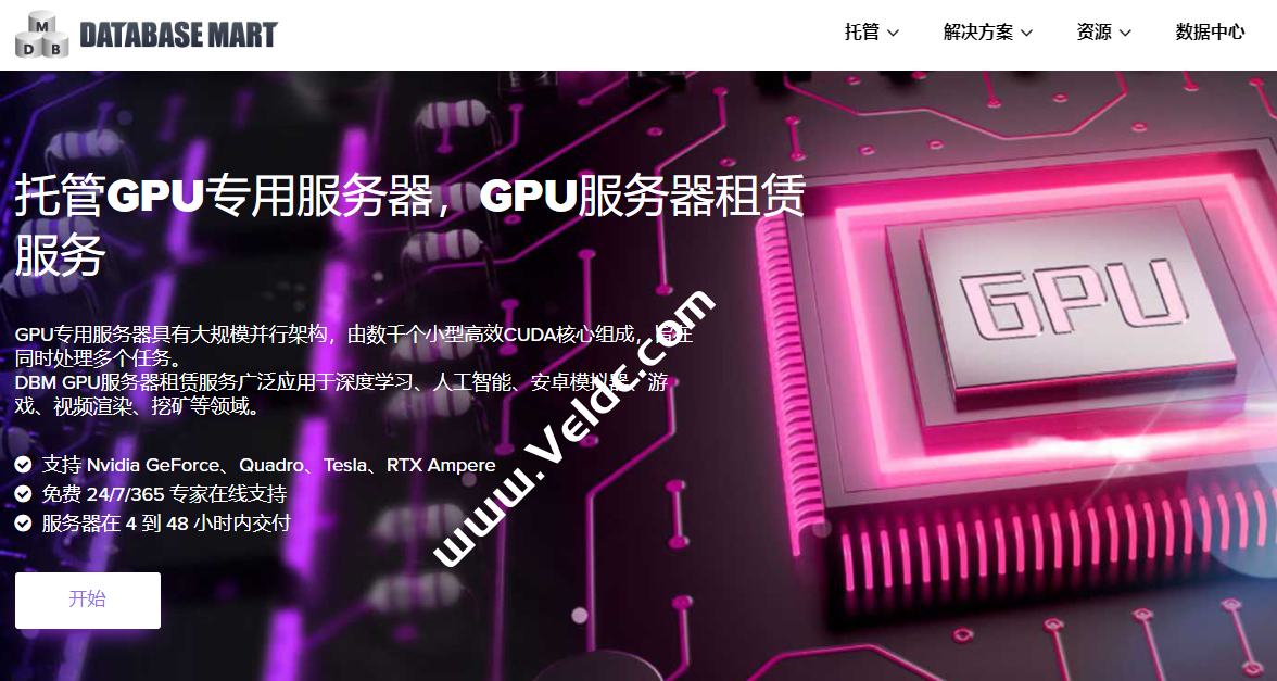 Database Mart：美国达拉斯GPU显卡服务器，GPU-GT710/100Mbps-1Gbps带宽不限流量，月付45美元起-国外主机测评