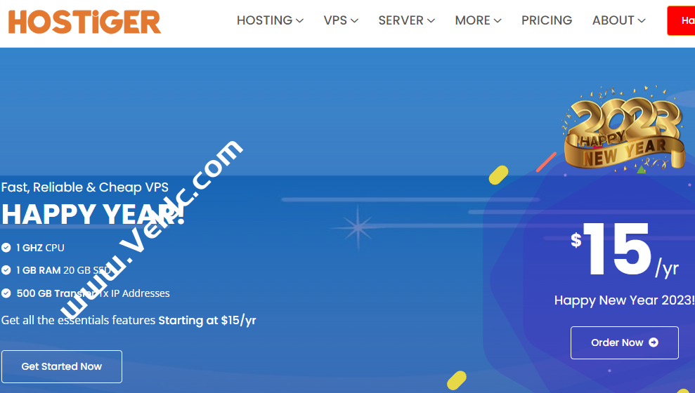 Hostiger：2023 HAPPY YEAR新年优惠，美国/土耳其VPS年付15美元起-国外主机测评