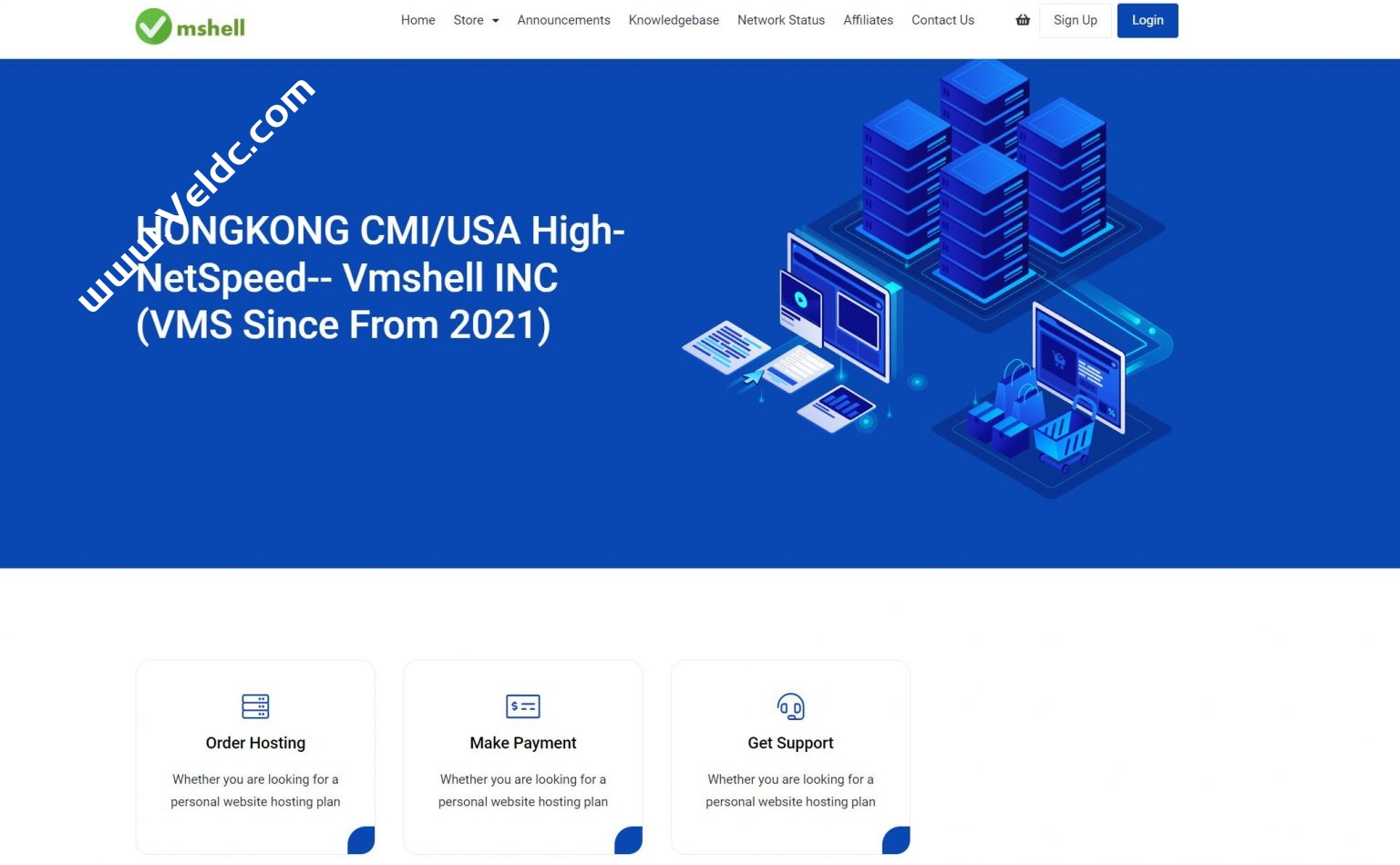 VMshell：2023新年促销香港/美国大带宽VPS，可解锁流媒体，年付29.99美元起-国外主机测评