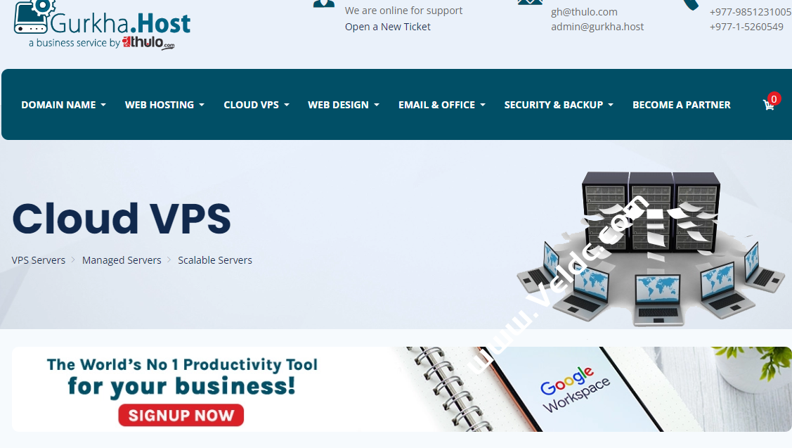 Thulo：尼泊尔VPS，1核1G25GSSD，不限流量，月付$11.77起-国外主机测评