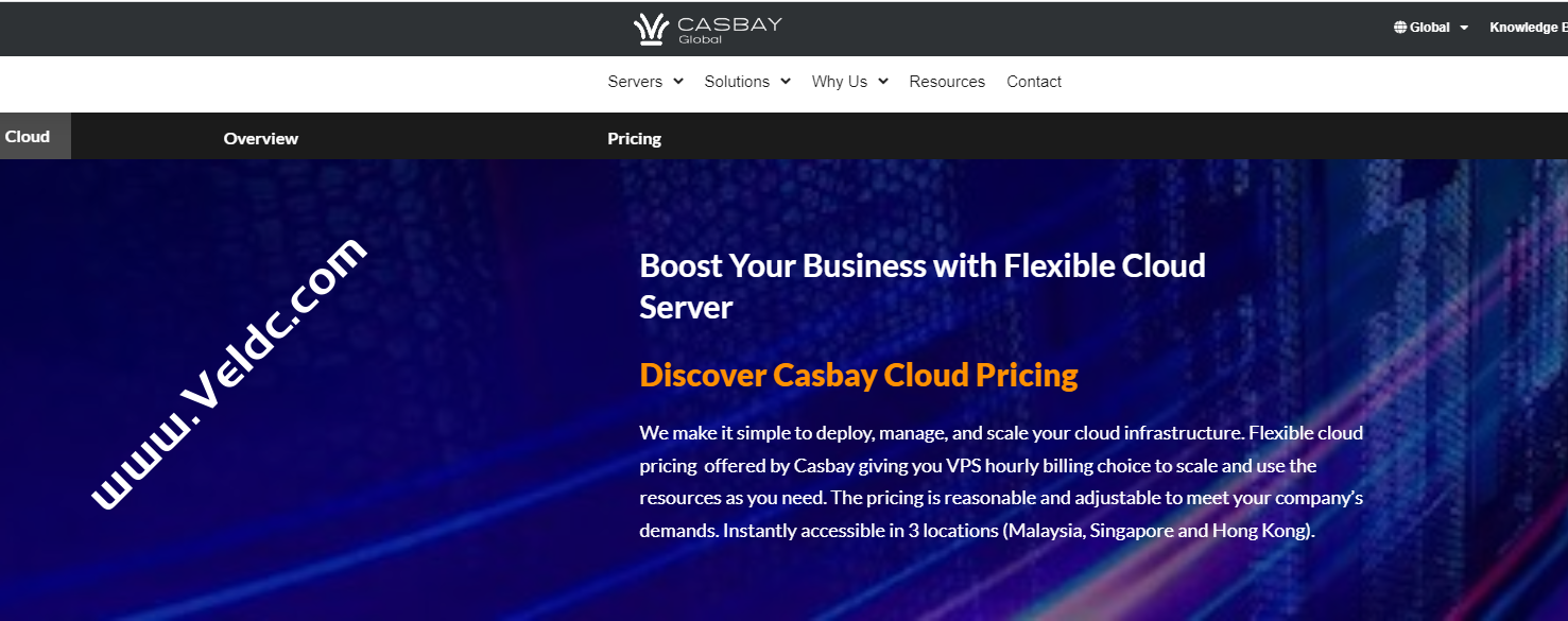 Casbay：马来西亚VPS 95折优惠，可选Linux/Windows，100M不限流量，三年付月付5.5美元起-国外主机测评