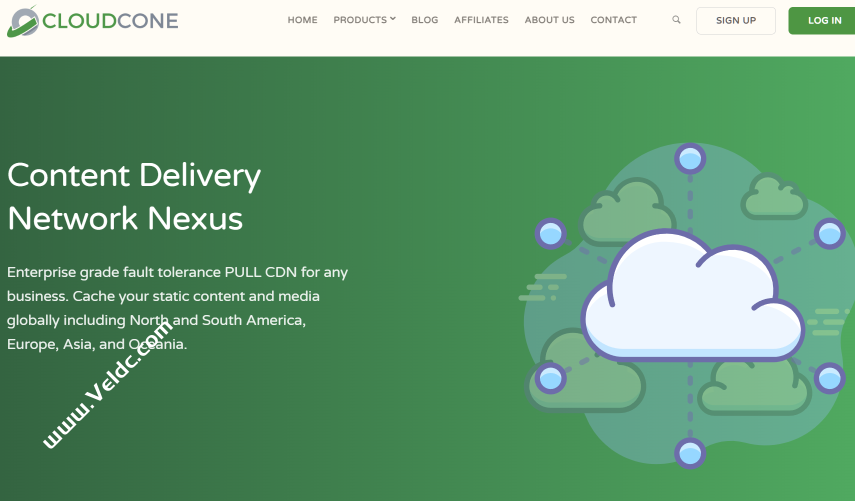 CloudCone：国内优化CDN服务，月流量5GB，年付4.5美元，可选台湾/香港/日本/新加坡/美国/欧洲等节点-国外主机测评