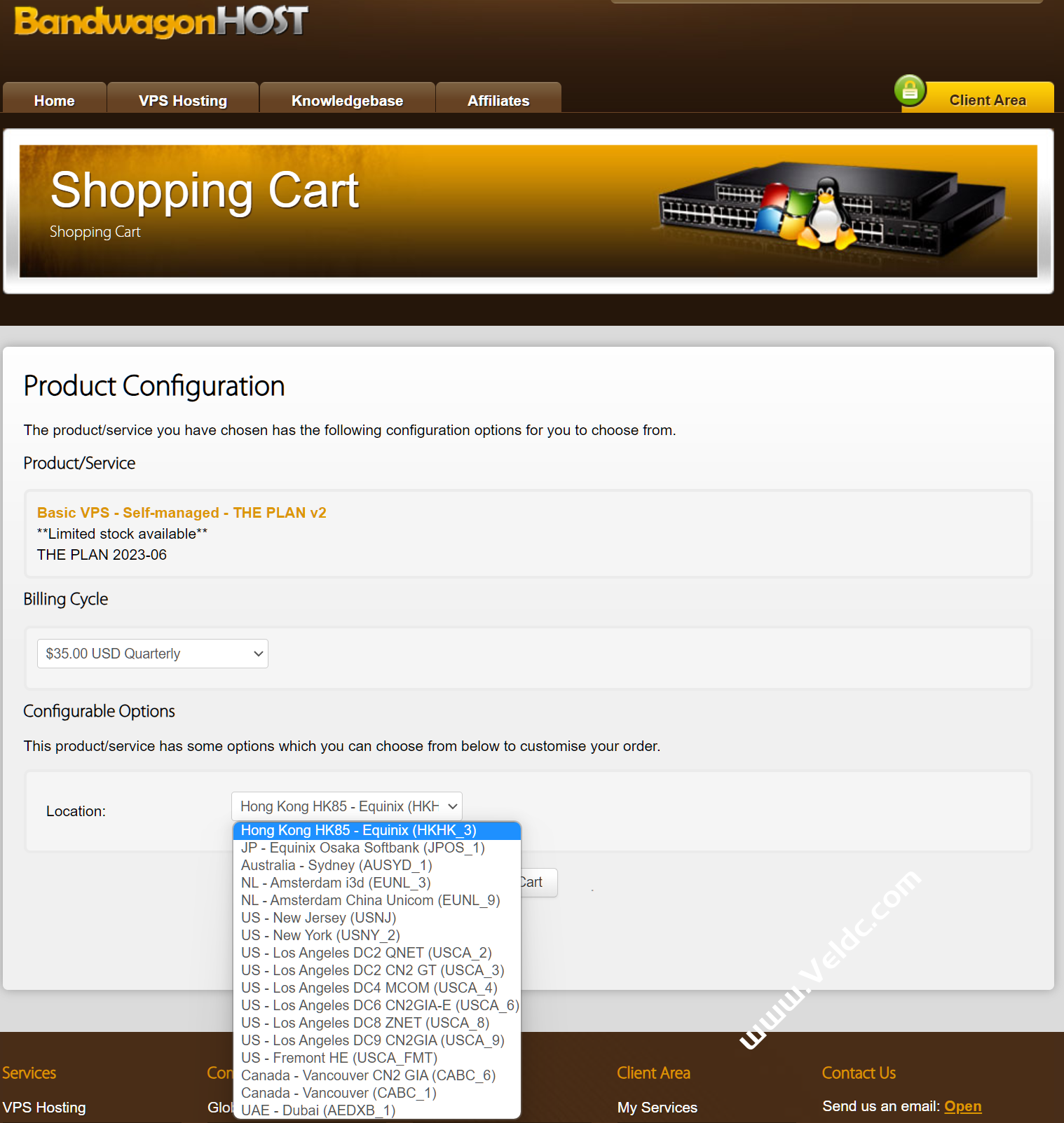 搬瓦工：THE PLAN v2升级限量版套餐上线，自由切换17个机房，1-2.5Gbps@2TB月流量，季付$35，年付折后仅$110.9-国外主机测评