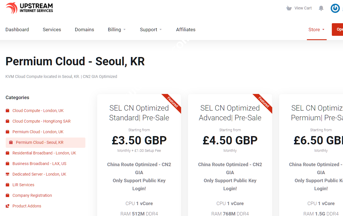 Zhnet：韩国首尔CN2 GIA VPS预售，25Mbps-70Mbps高级中国优化带宽，原生IP，月付£3.5起-国外主机测评