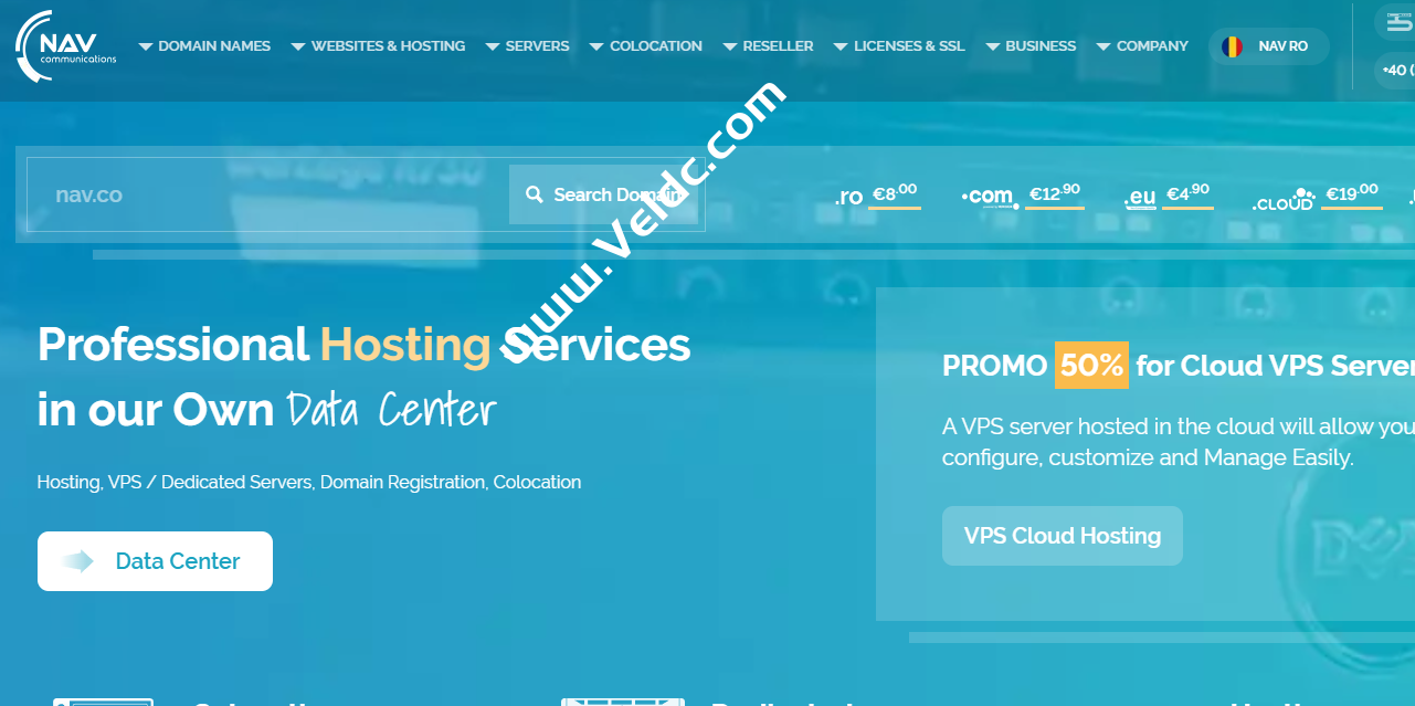 NAV：罗马尼亚抗投诉VPS，2核2GB内存40GB NVMe存储，最高10Gbps不限制流量，月付€10起-国外主机测评