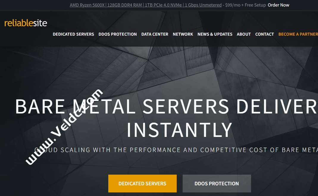 ReliableSite：美国物理服务器，全部1Gbps不限流量/免费DDos保护，Intel Atom D525/8GB/64GB SSD+1TB HD存储，月付33美元起-国外主机测评
