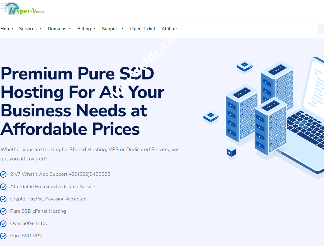 HyperVMart：美国高配便宜VPS特价促销，Hyper-V架构，12核心5G内存/1Gbps带宽不限流量，月付$6起-国外主机测评
