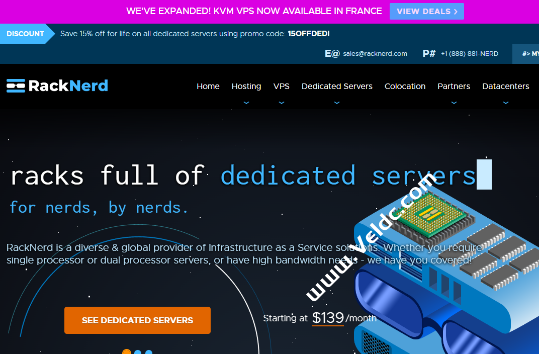 Racknerd：美国大硬盘服务器促销，可选洛杉矶DC-02/犹他州，双Intel Xeon E5-2640 V2/64 GB/160T存储，月付389美元起-国外主机测评