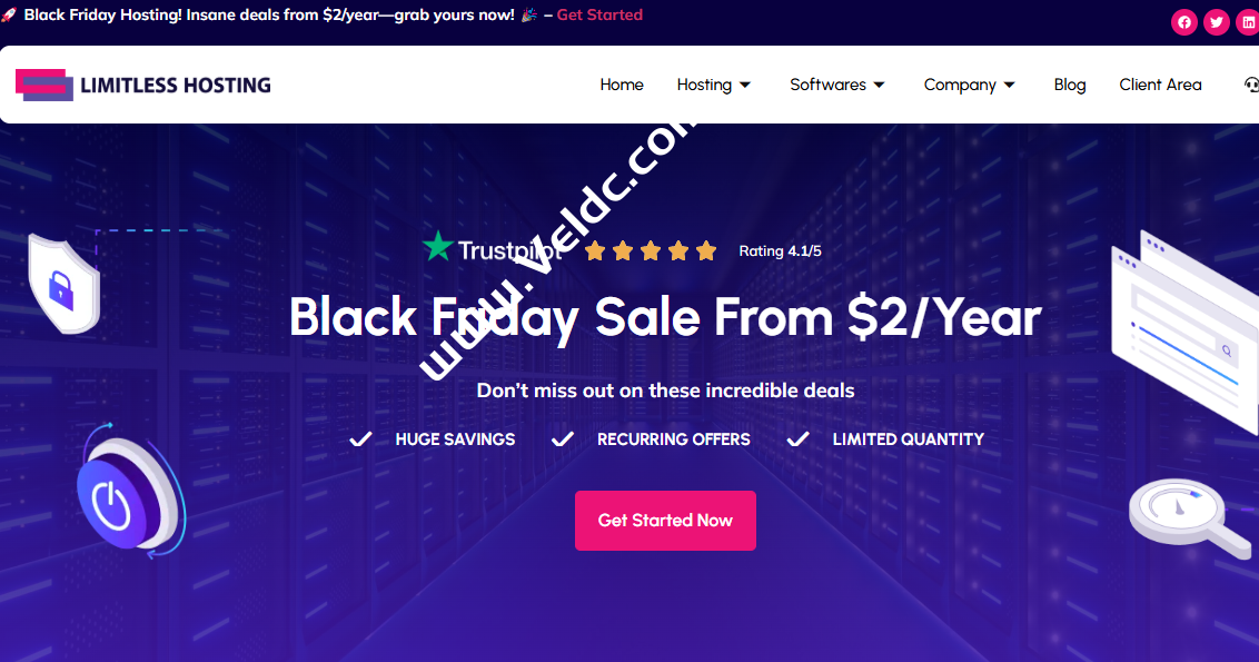 limitlesshost：#黑五#共享主机年付$2起，经销商主机年付$20起，DirectAdmin面板/可选美国/德国机房-国外主机测评