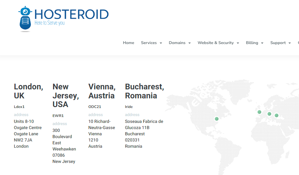 Hosteroid：美国新泽西便宜VPS，1核2GB内存25GB NVMe，1Gbps@750GB，年付$15.04-国外主机测评