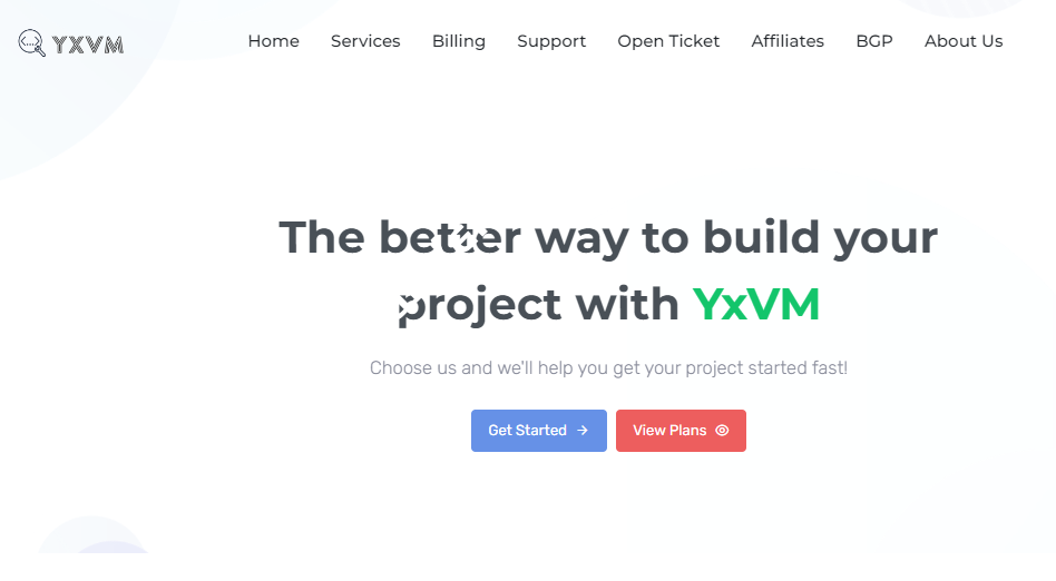 YxVM：香港便宜VPS，500Mbsp~1Gbps大带宽/基础DDoS防御/联通4837，$5/月起，-国外主机测评