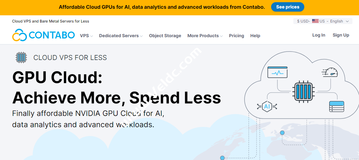 Contabo：新上架NVIDIA GPU云服务器，NVIDIA L40S/A100/A40/A16多种型号可选，月付$27.5起-国外主机测评