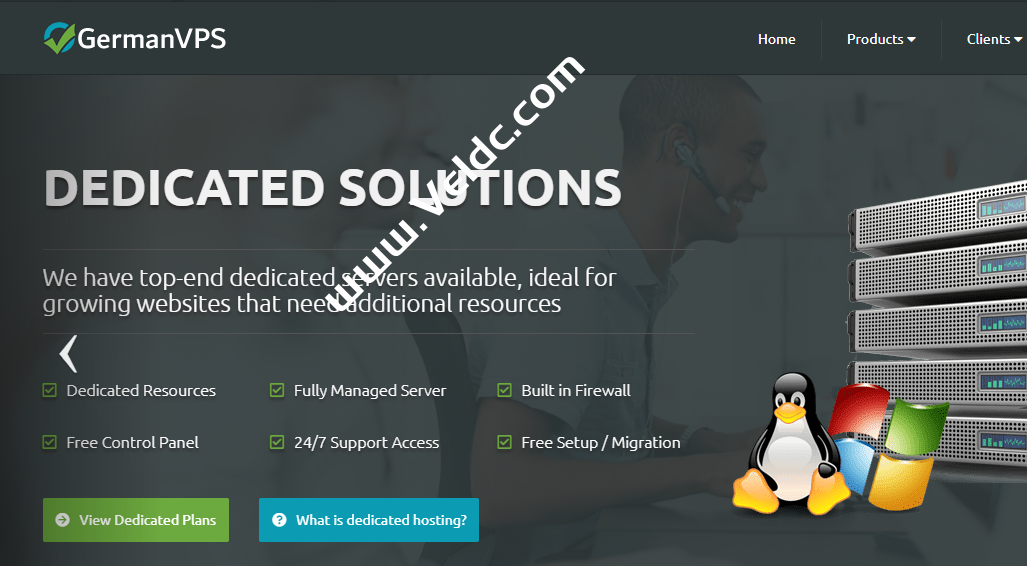 GermanVPS：德国 Linux VPS/Windows VPS，大带宽不限流量，月付＄3.99起-国外主机测评