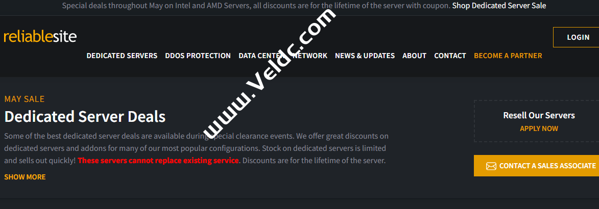 ReliableSite：美国洛杉服务器促销，Intel Xeon E3/Core i7 3.5 GHz+/64GB DDR4/2*2TB SSD，1Gbps@不限流量，月付$59-国外主机测评