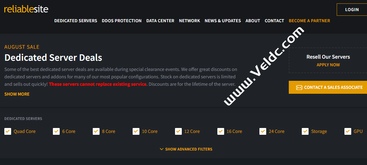 ReliableSite：清仓大甩卖，Intel Special/32GB内存/1TB SSD存储，1Gbps不限流量/免费20Gbps DDos防护，月付$29起，可选迈阿密/纽约/洛杉矶-国外主机测评
