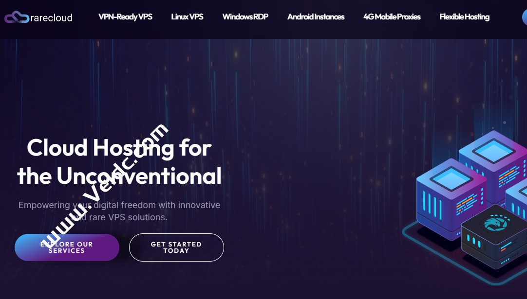 RareCloud.io：全场VPS 55折促销，可选美国硅谷/凤凰城、荷兰、德国杜塞尔多夫机房，1Gbps带宽/可添加多IP，年付€10.73起-国外主机测评