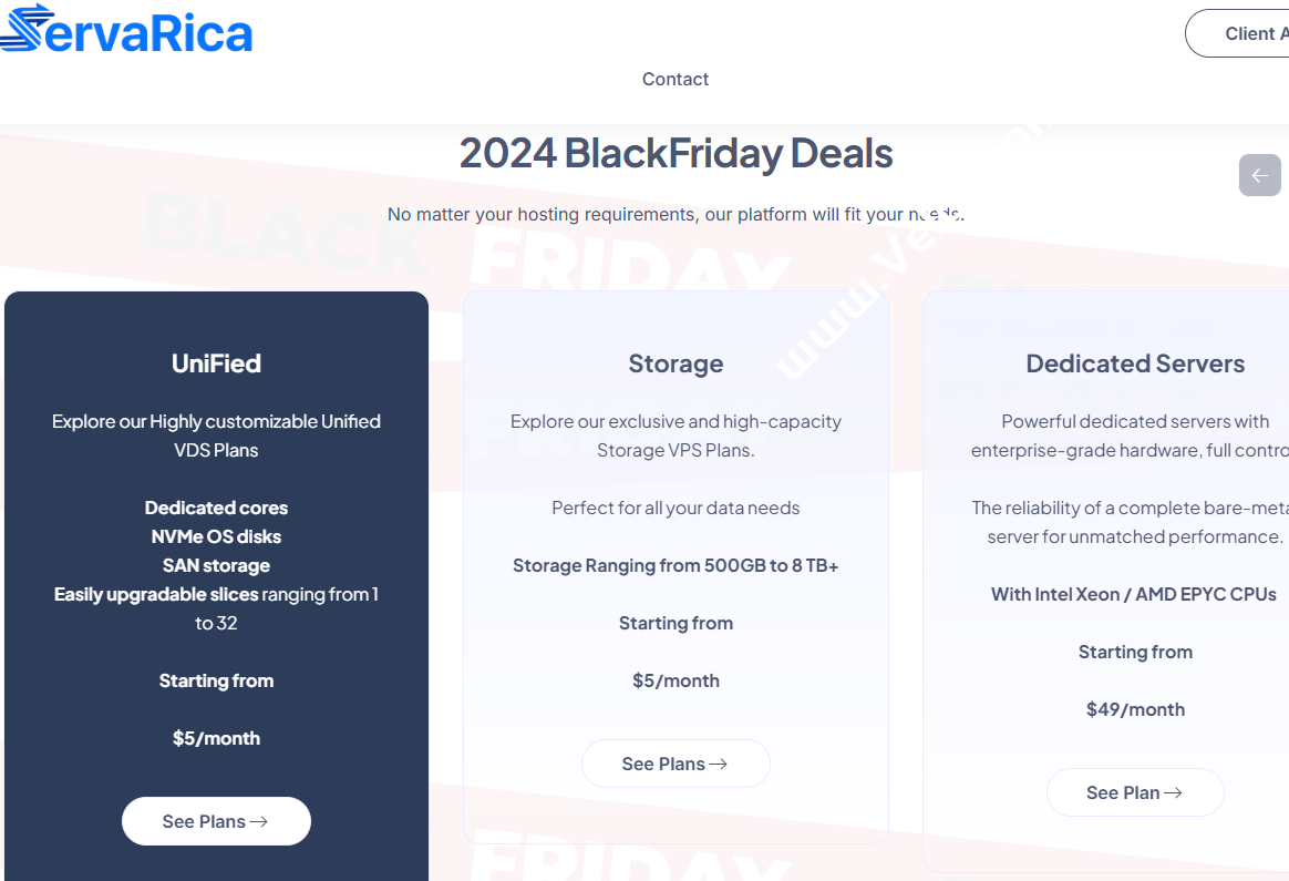 servaRICA：加拿大VPS促销，1核4GB/250 GB NVMe/10Gbps@4 TB，月付$4起，1TB HDD大硬盘VPS年付$29-国外主机测评