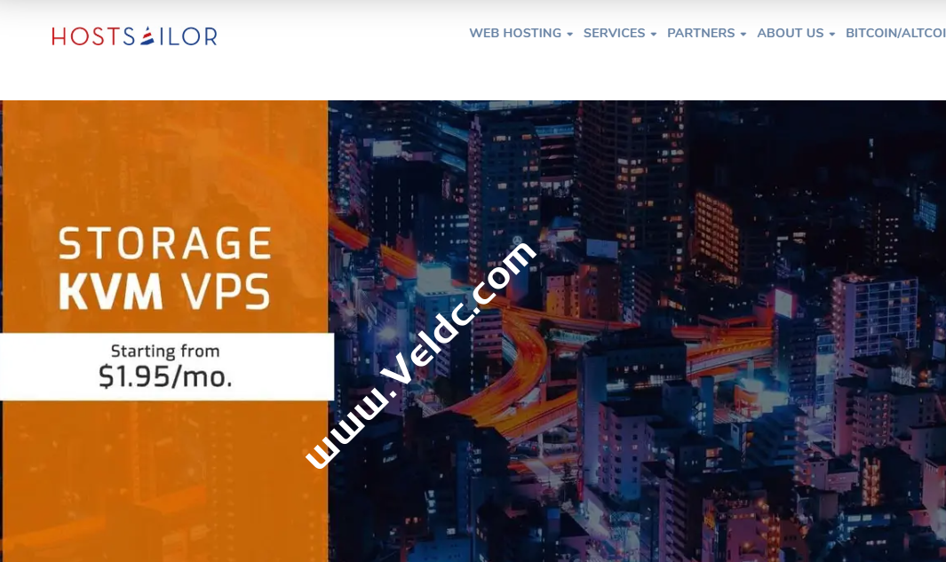 HostSailor：荷兰VPS一折促销，1核1GB/30GB NVMe，1Gbps@1TB，年付$6起-国外主机测评