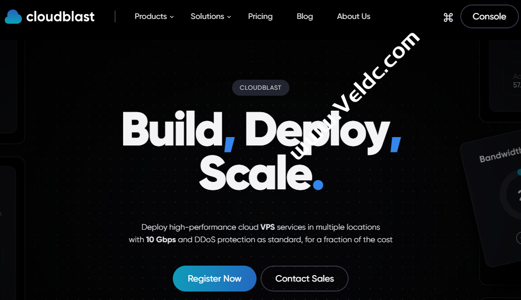 CloudBlast：荷兰促销VPS，2核AMD EPYC/12GB/60GB  NVMe/10Gbps@10TB，月付€6 / 0.00833€/小时-国外主机测评