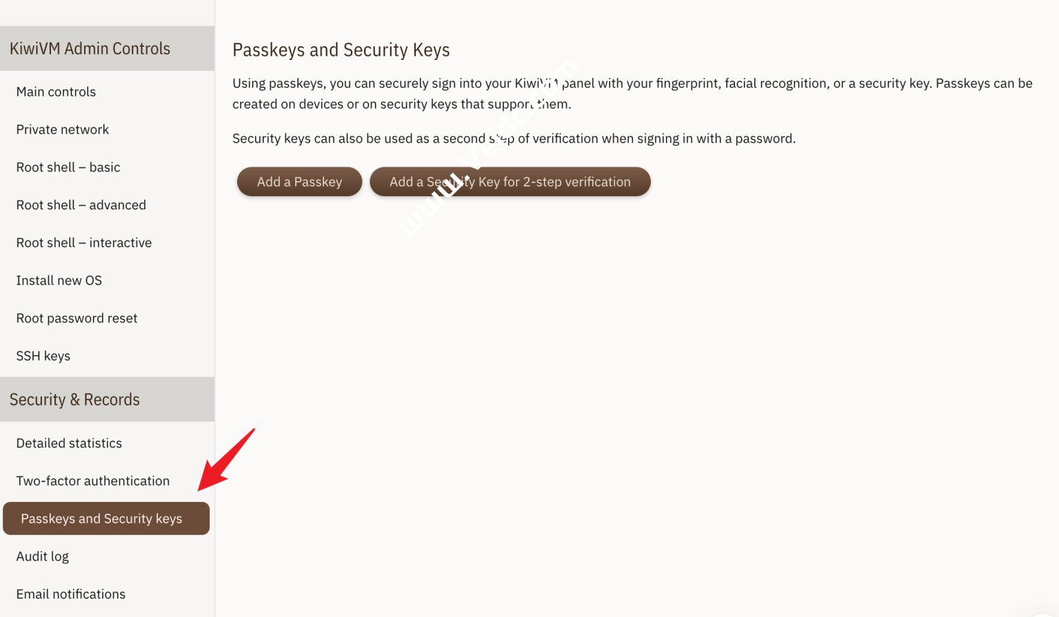 搬瓦工 KiwiVM 新增Passkeys （密码钥匙）和 Security Keys （安全密钥）安全功能-国外主机测评