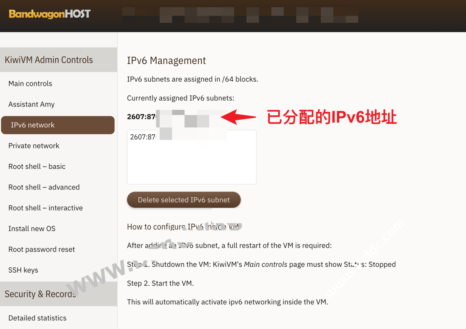 搬瓦工 IPv6 地址使用相关教程/支持套餐和机房整理-国外主机测评