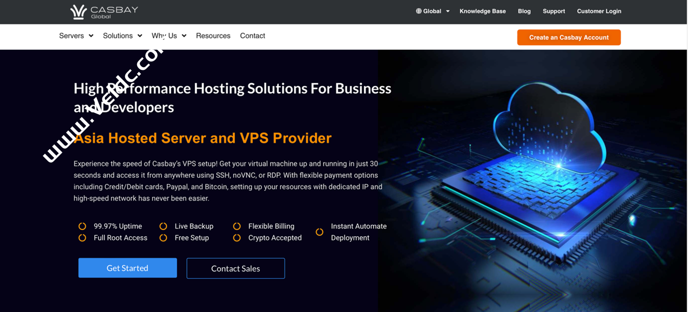 Casbay：马来西亚VPS，可选Linux/Windows，2核2G 40GB SSD，100M不限流量，年付$5.88/月起-国外主机测评