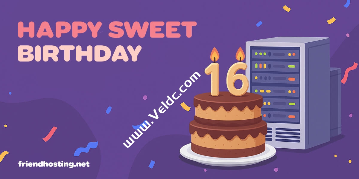 Friendhosting：十六周年促销全场VPS四折促销，可选美国/荷兰/日本/巴西等15个机房，月付€1.2起-国外主机测评