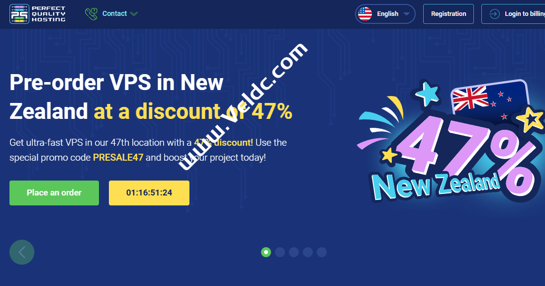 PQ.Hosting：新增新西兰机房VPS 5.3折预售，,1~10Gbps带宽不限流量，德国独立服务器8折促销-国外主机测评