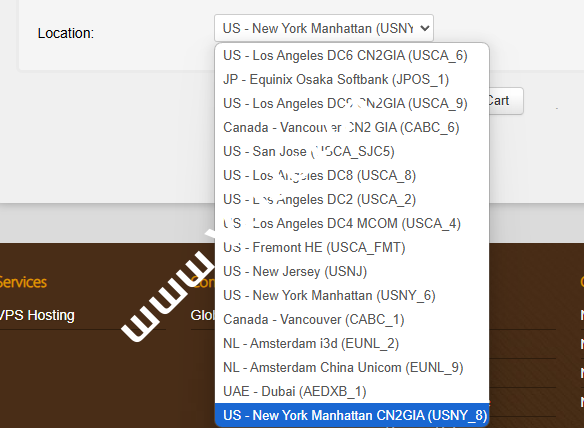 搬瓦工：正式上线纽约 CN2 GIA 机房【New York (Coresite NY1 CN2GIA-E, CMIN2, CUP) [USNY_8]】2.5Gbps大带宽，季付49.99美元起-国外主机测评