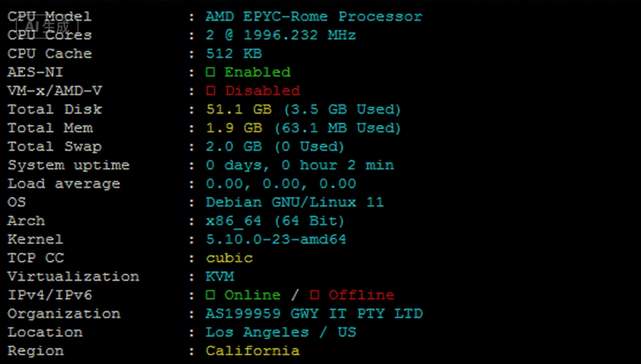 HostDare：洛杉矶Cheap AMD NVMe KVM系列VPS简单测评，年付$15起-国外主机测评