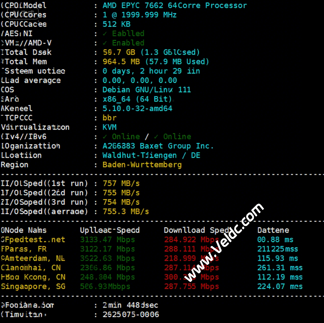 justhost.asia：便宜瑞士VPS，稳定西欧节点，300M-1Gbps不限流量，月付16元起，附测评分享-国外主机测评