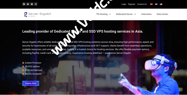 Server Gigabit：海外稳定VPS推荐（限量特惠），马来西亚Linux主机月付$7.59起，支持ChatGPT/爬虫/社交平台/流媒体/100Mbps不限流量-国外主机测评