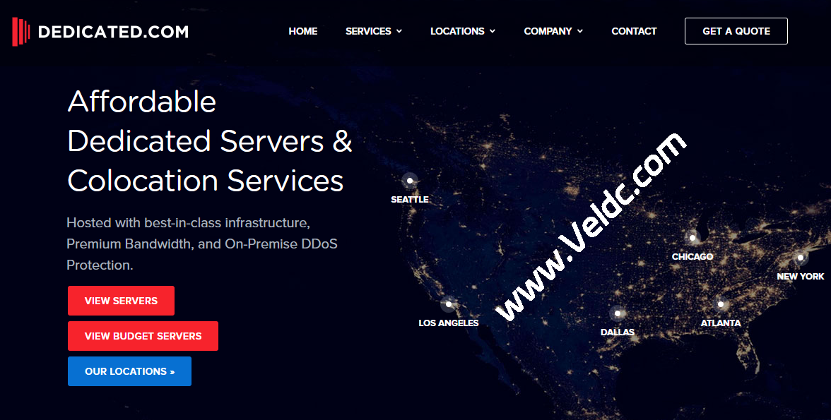 Dedicated：便宜美国独立服务器租用，1-10Gbps带宽，可选美国/加拿大多个机房，月付$36.99起-国外主机测评