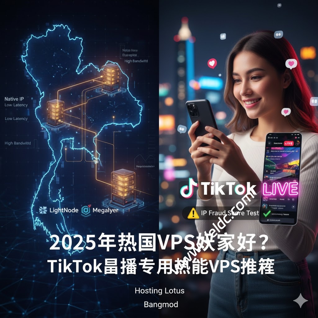 2025年泰国VPS哪家好？TikTok直播专用泰国VPS推荐-国外主机测评