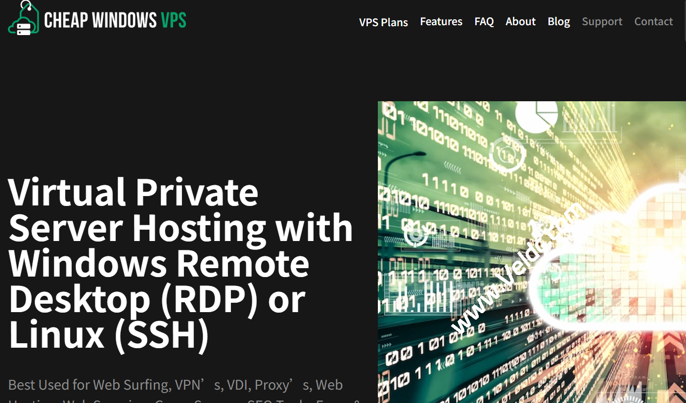 CheapWindowsVPS：超值高性能Windows VPS，2核5GB/75G NVMe，1Gbps不限流量，年付$59，可选洛杉矶/布法罗/芝加哥/达拉斯/加拿大/爱尔兰机房-国外主机测评