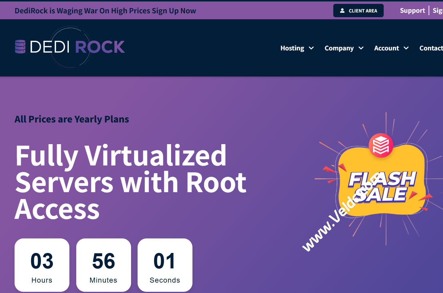 DediRock：便宜VPS年付$6.75起，可选洛杉矶/纽约机房，大硬盘存储VPS年付$11.88起-国外主机测评