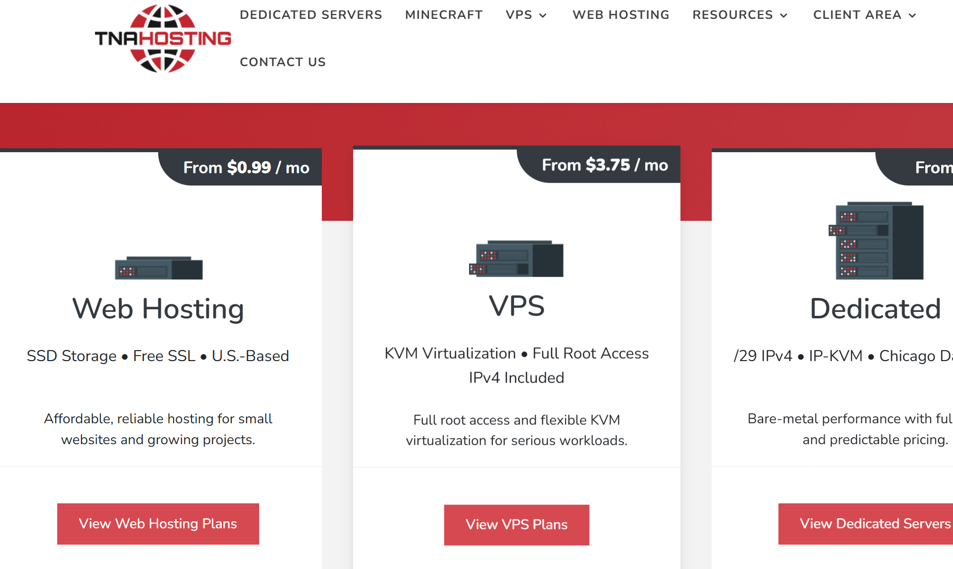 TNAHosting：阵亡将士纪念日特惠，Ryzen VPS 年付$10，美国2TB大硬盘VPS年付$35-国外主机测评